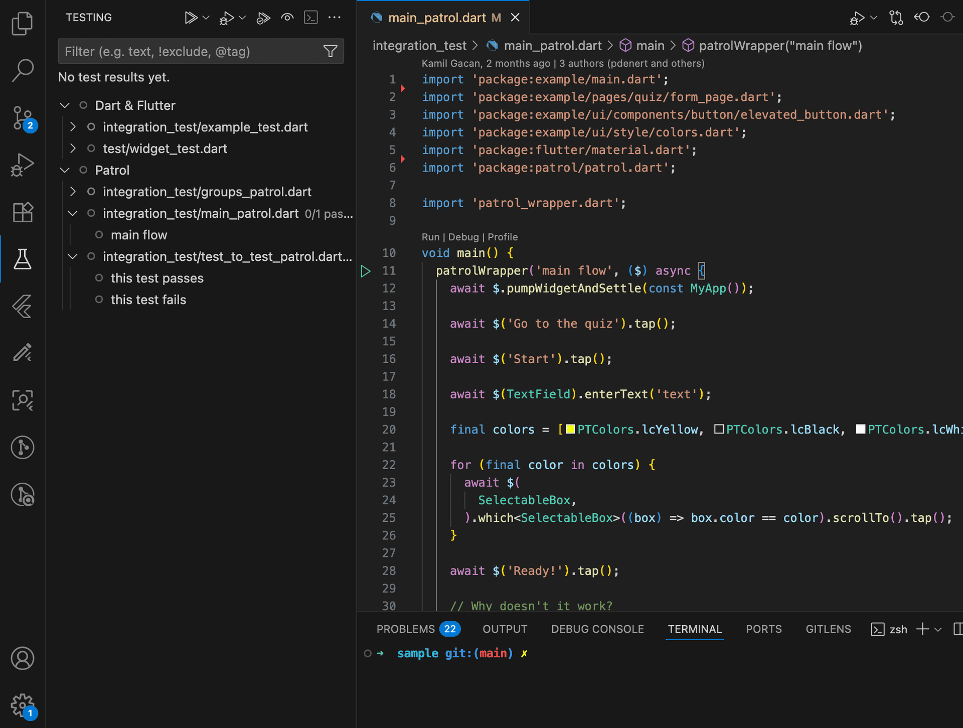 Guide for Patrol VS Code extension | Patrol